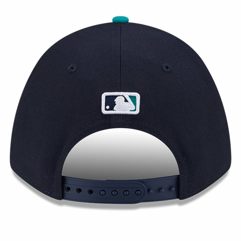 Seattle Mariners New Era Player Replica 9FORTY Adjustable Hat - Navy Hats
