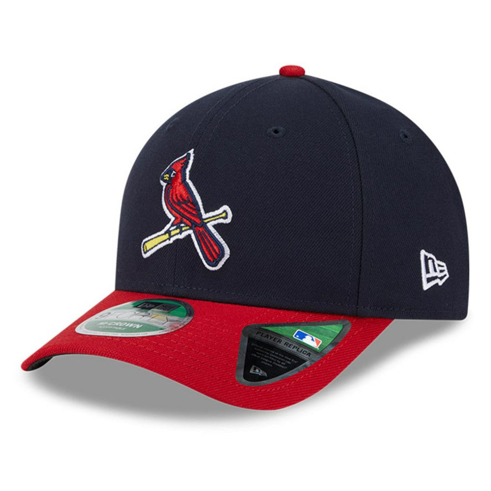 St. Louis Cardinals New Era Player Replica 9FORTY Adjustable Hat - Navy/Red Hats