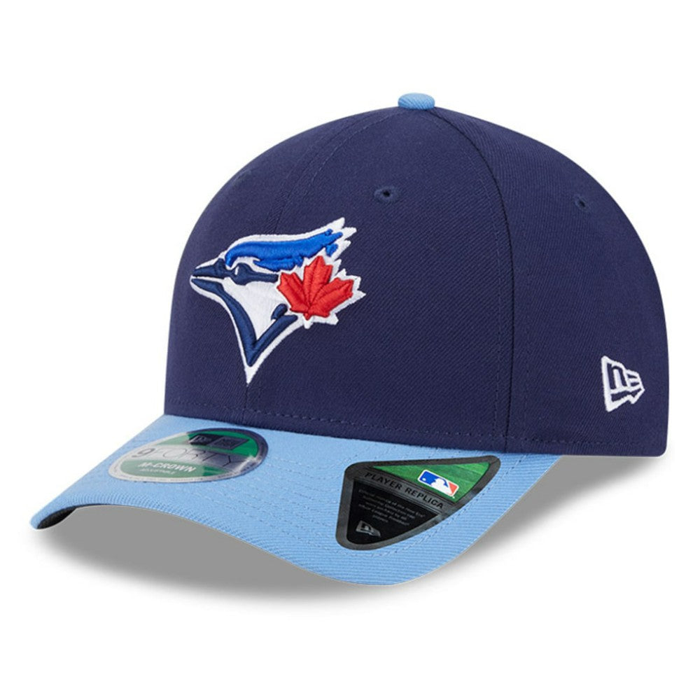 Toronto Blue Jays New Era Player Replica 9FORTY Adjustable Hat - Navy/Powder Blue Hats