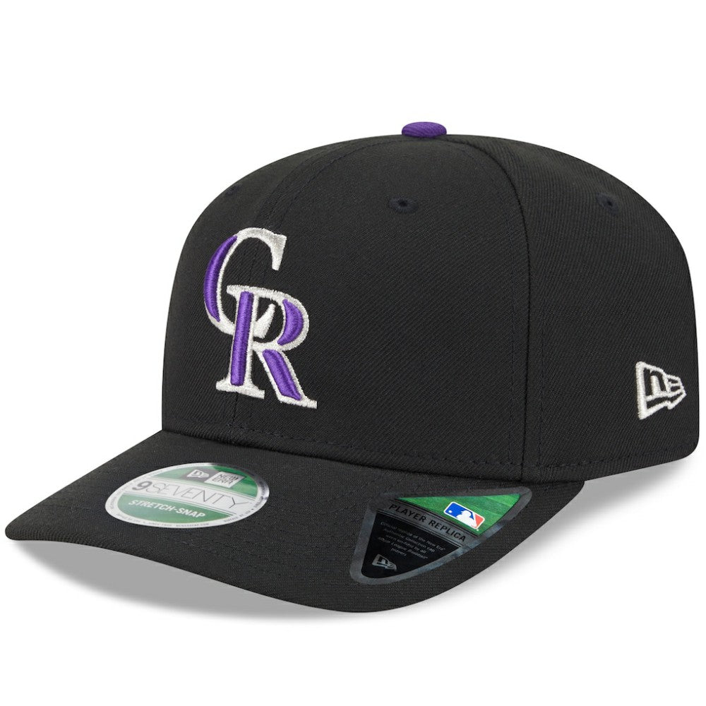 Colorado Rockies New Era Player Replica 9SEVENTY Adjustable Hat - Black Hats