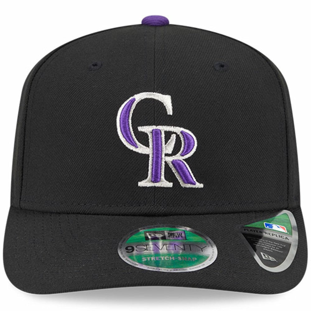 Colorado Rockies New Era Player Replica 9SEVENTY Adjustable Hat - Black Hats