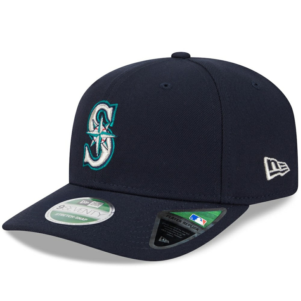 Seattle Mariners New Era Player Replica 9SEVENTY Adjustable Hat - Navy Hats