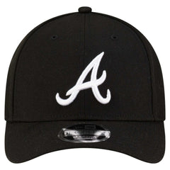 Atlanta Braves New Era Player Replica 9FORTY Adjustable Hat - Black Hats