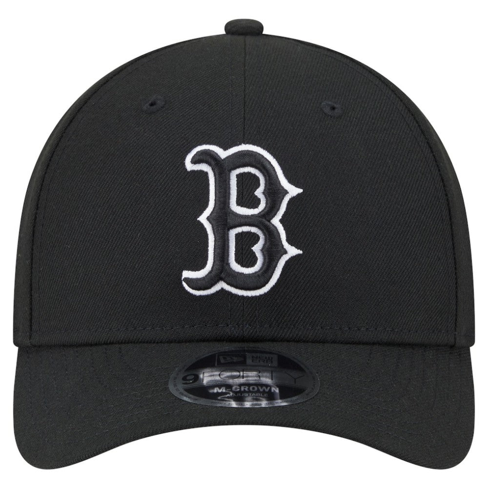 Boston Red Sox New Era Player Replica 9FORTY Adjustable Hat - Black Hats