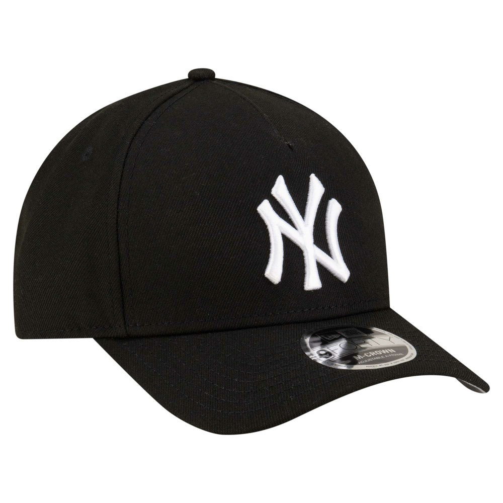 New York Yankees New Era Player Replica 9FORTY Adjustable Hat - Black Hats