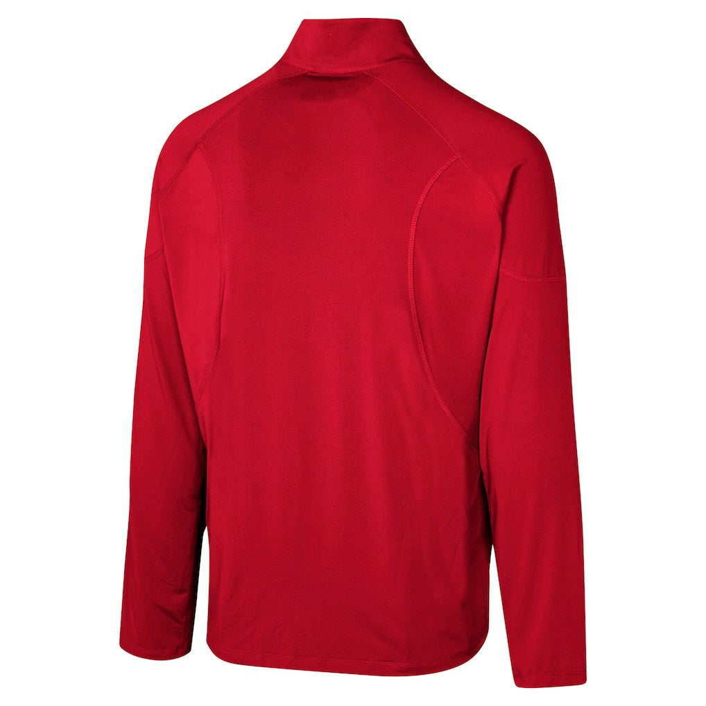 San Francisco 49ers Grind Iron Quarter-Zip Top Scarlet