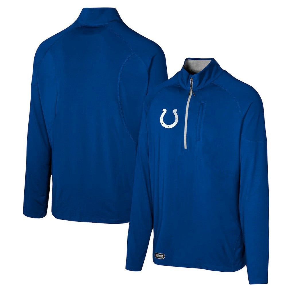 Indianapolis Colts Grind Iron Quarter-Zip Top Royal