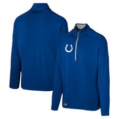 Indianapolis Colts Grind Iron Quarter-Zip Top Royal