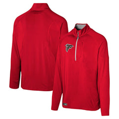 Atlanta Falcons Grind Iron Quarter-Zip Top Red