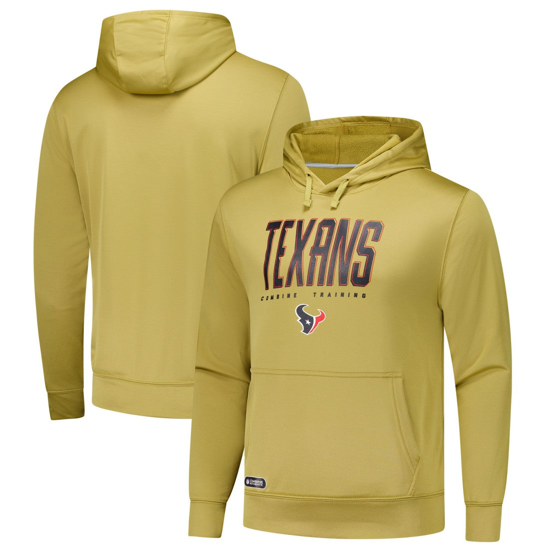 Houston Texans Top Ranked Pullover Hoodie Khaki