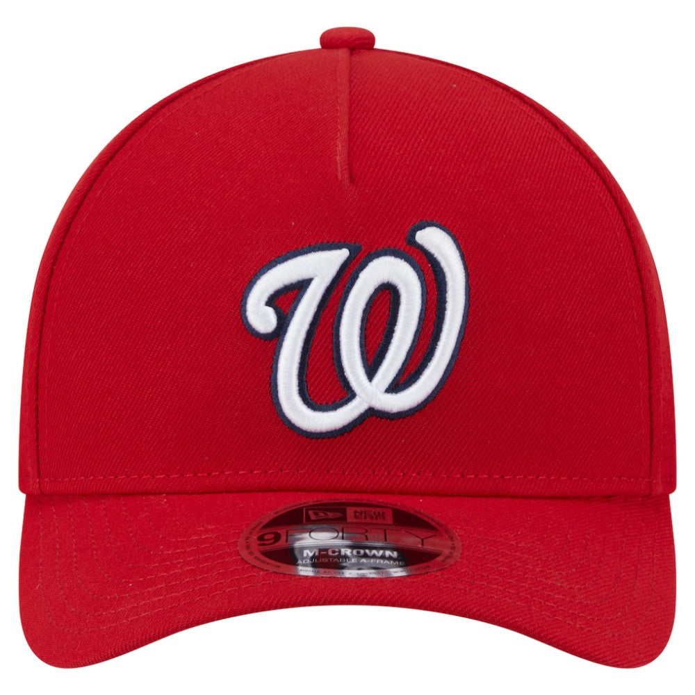 Washington Nationals New Era 9FORTY M-Crown Adjustable Hat - Red Hats
