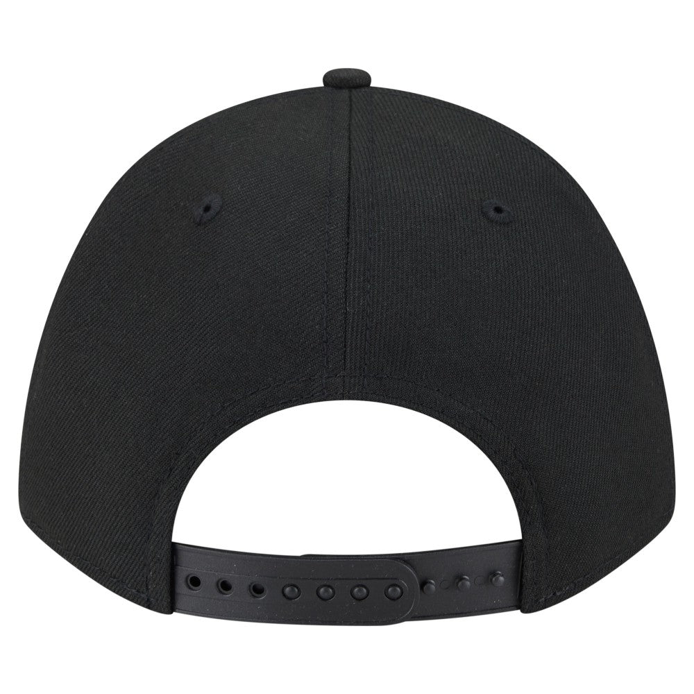 Miami Marlins New Era 9FORTY M-Crown Adjustable Hat - Black Hats