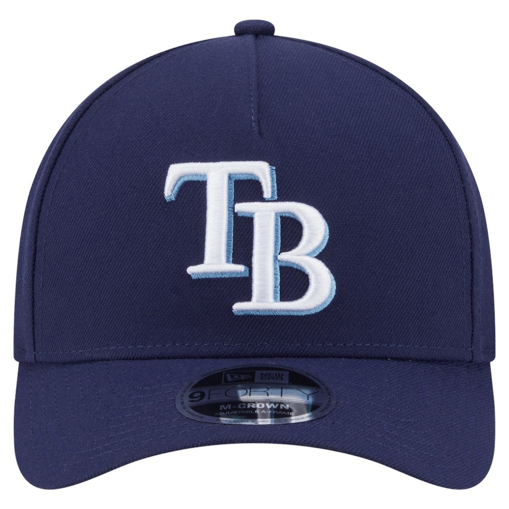 Tampa Bay Rays New Era 9FORTY M-Crown Adjustable Hat - Navy Hats
