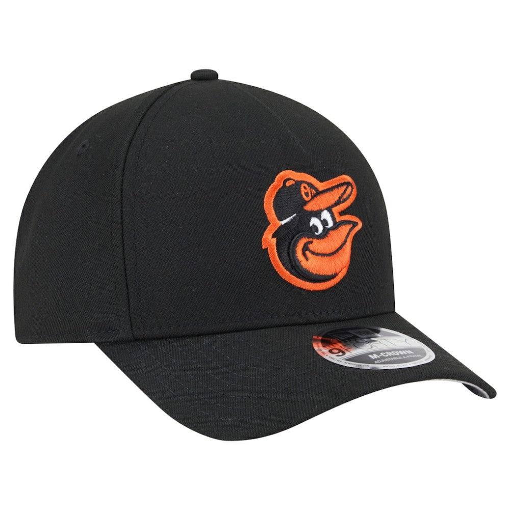 Baltimore Orioles New Era 9FORTY M-Crown Adjustable Hat - Black Hats
