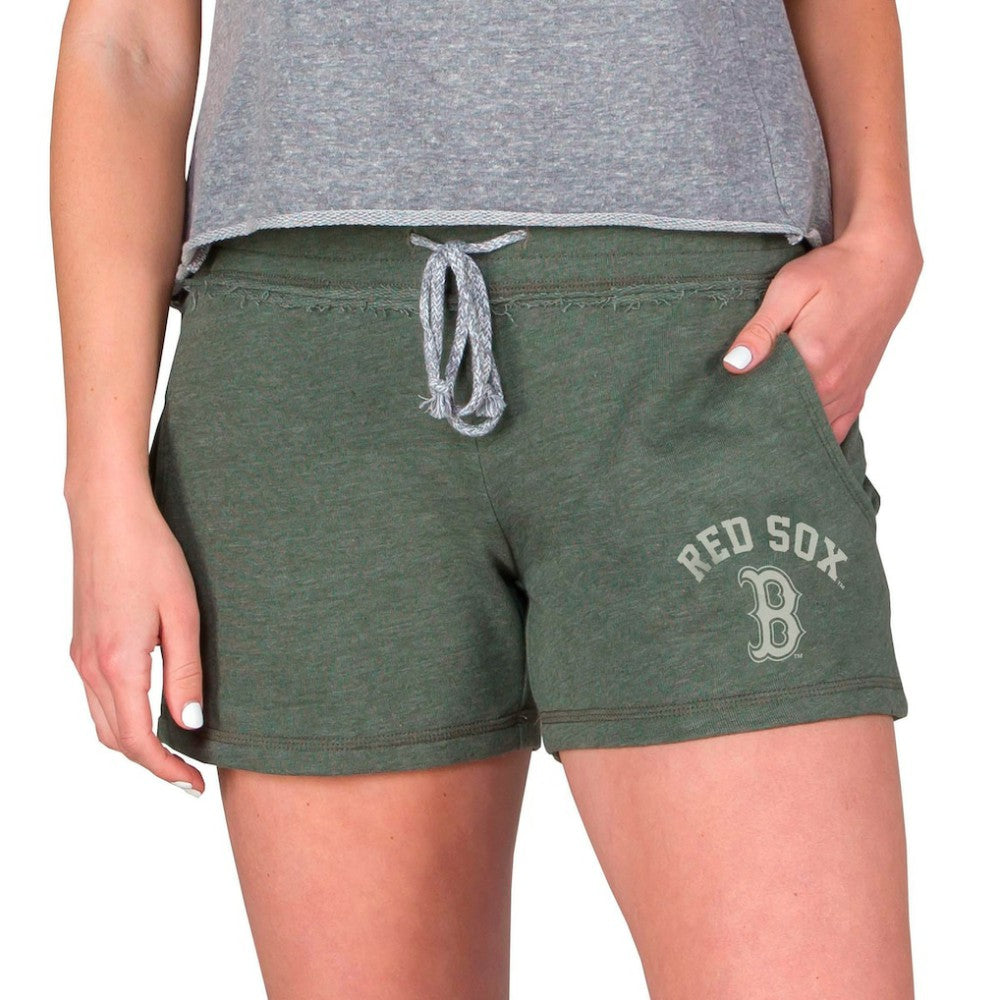 Boston Red Sox Concepts Sport Women's Mainstream French Terry Tri-Blend Shorts - Green Shorts