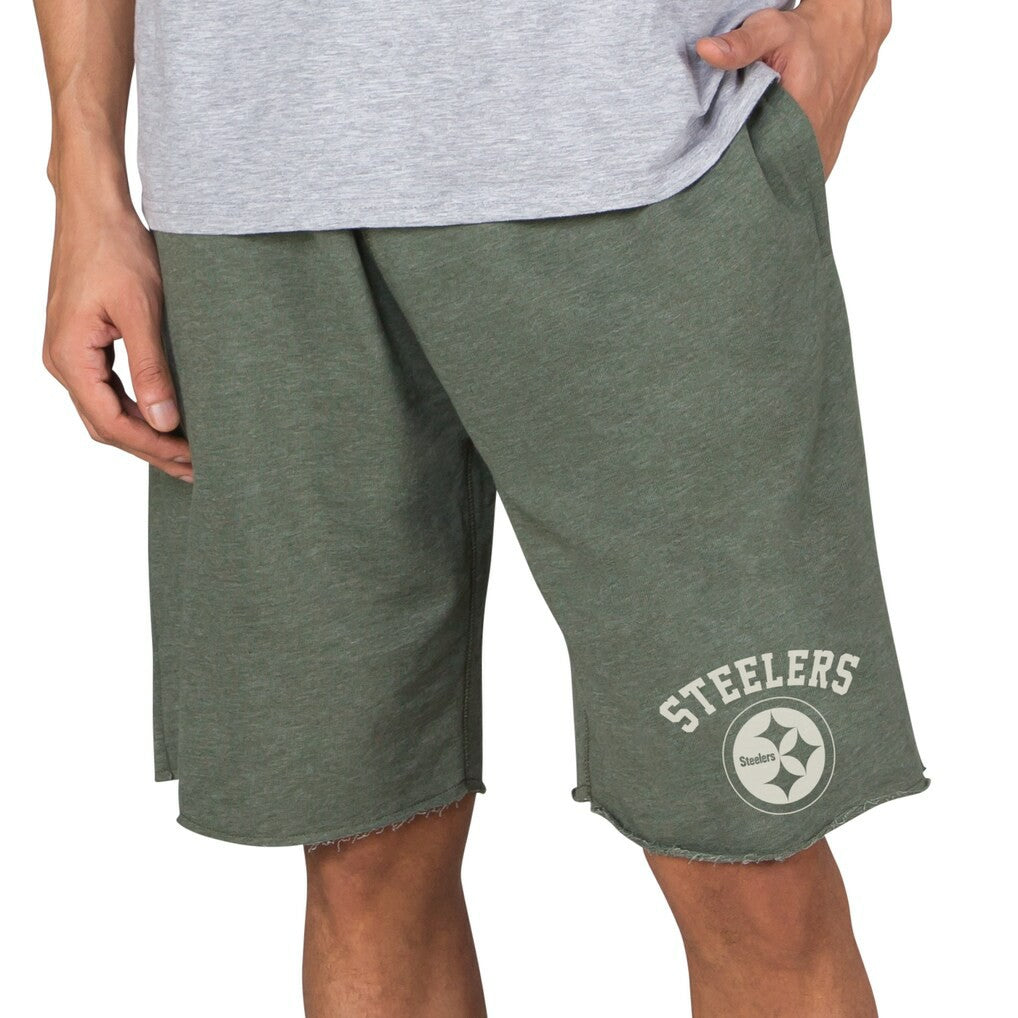 Pittsburgh Steelers Concepts Sport Mainstream Tri-Blend Shorts Green