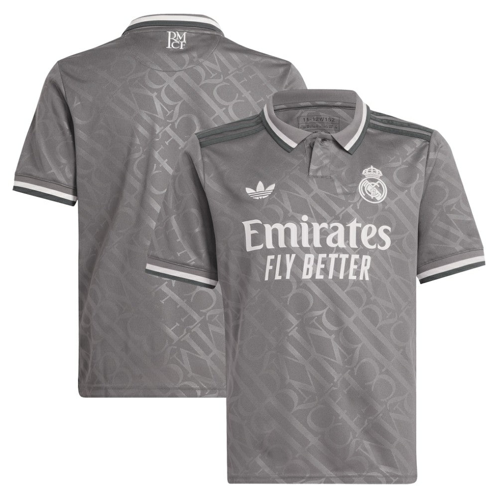 Real Madrid Originals Youth 2024/25 Third Replica Jersey Charcoal sale