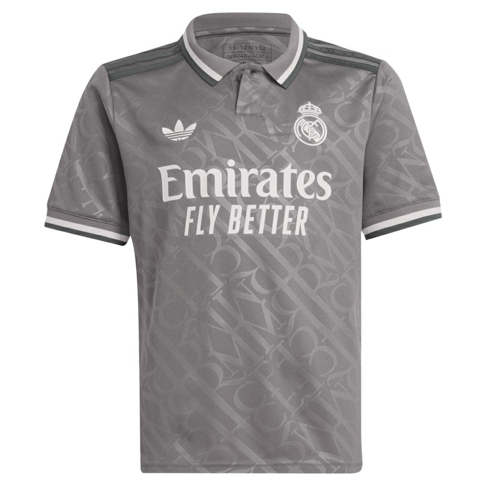 Real Madrid Originals Youth 2024/25 Third Replica Jersey Charcoal sale