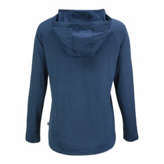 Milwaukee Brewers Cutter & Buck Women's Coastline Epic Comfort Eco Recycled Raglan Long Sleeve Hoodie T-Shirt - Navy Hoodies