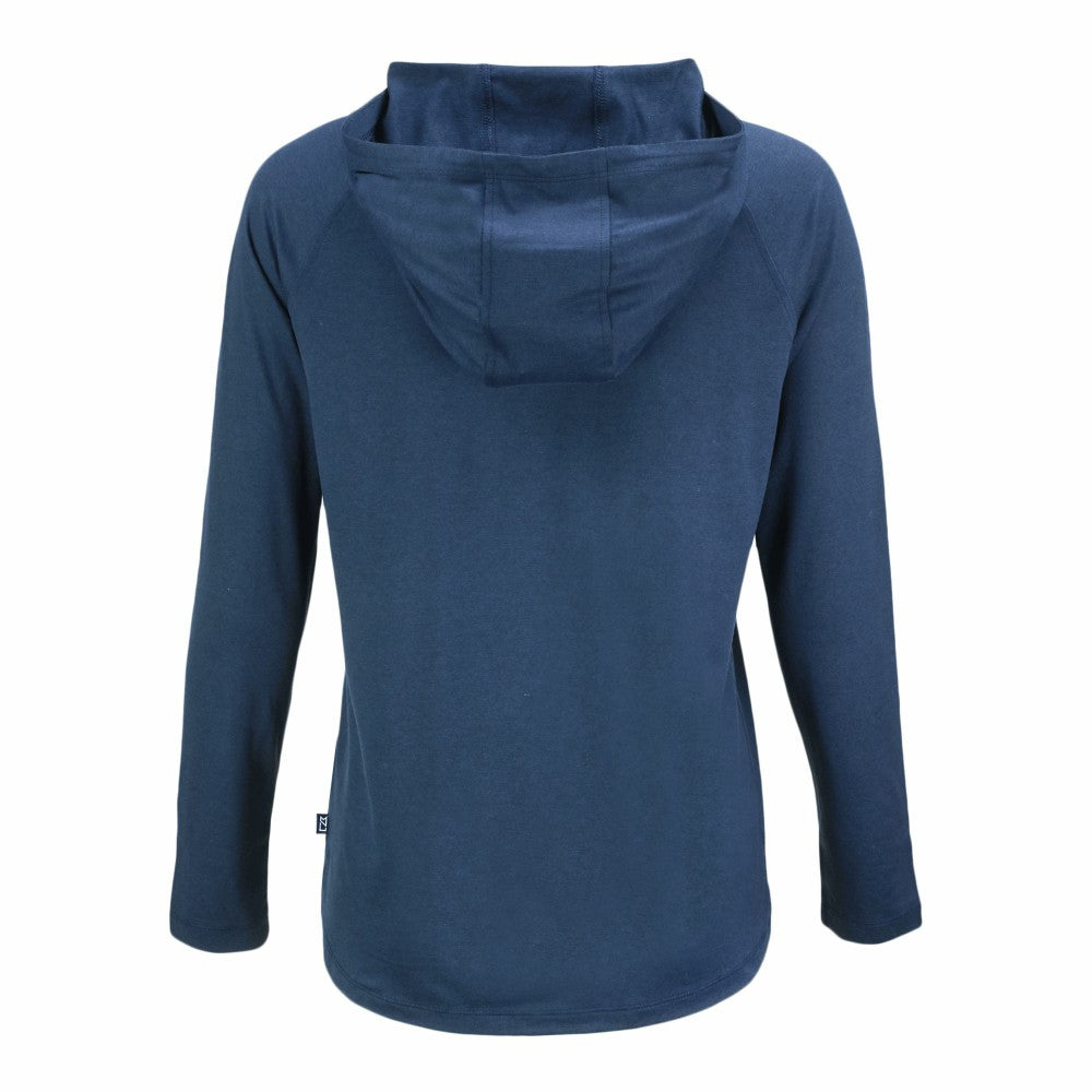 Houston Astros Cutter & Buck Women's Coastline Epic Comfort Eco Recycled Raglan Long Sleeve Hoodie T-Shirt - Navy Hoodies
