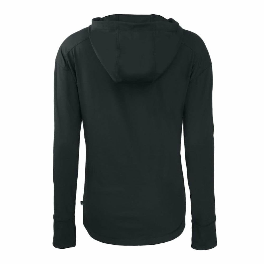Los Angeles Dodgers Cutter & Buck Women's Daybreak Eco Recycled Full-Zip Hoodie - Black Hoodies