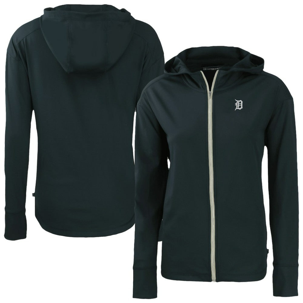 Detroit Tigers Cutter & Buck Women's Daybreak Eco Recycled Full-Zip Hoodie - Navy Hoodies