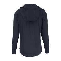 New York Mets Cutter & Buck Women's Daybreak Eco Recycled Half-Zip Hoodie - Navy Hoodies