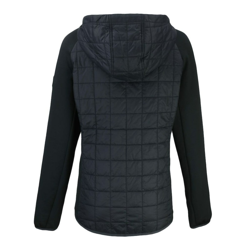 New York Yankees Cutter & Buck Women's Rainier Primaloft Eco Full-Zip Hybrid Jacket - Black Jackets