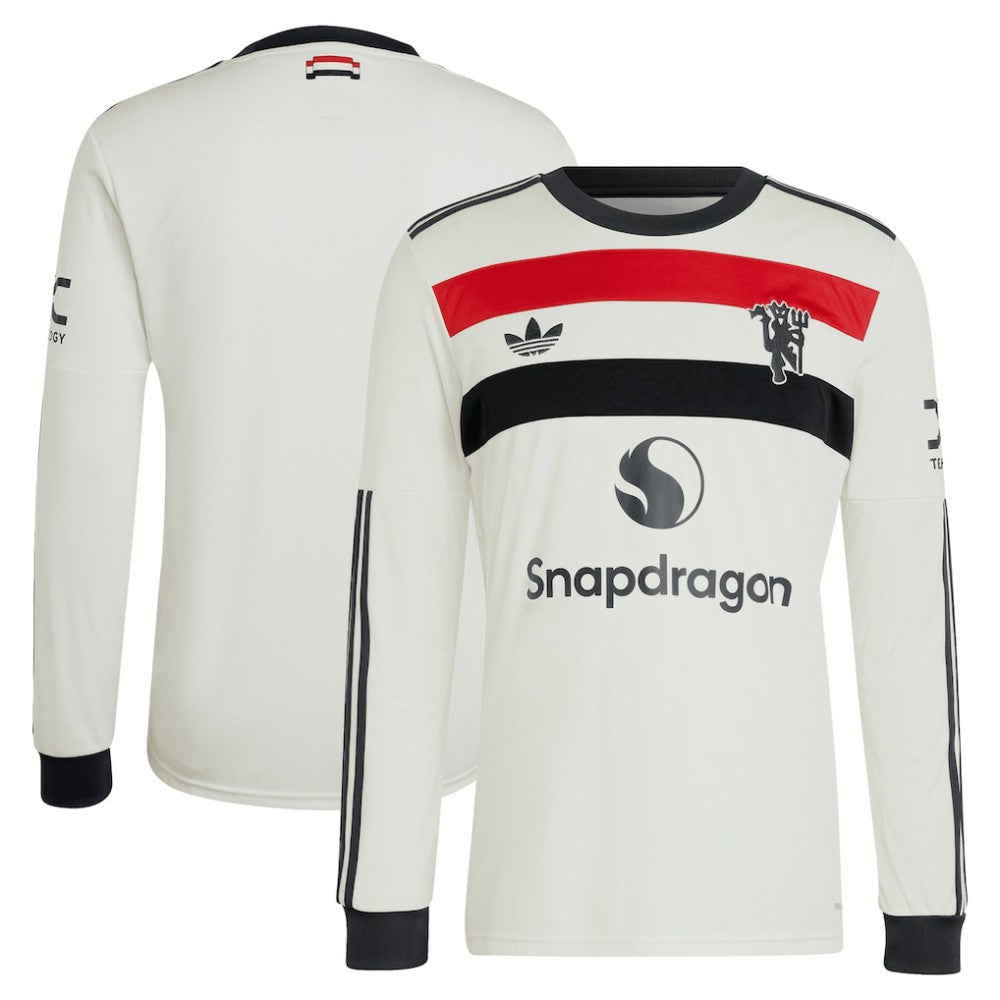 Manchester United Originals 2024/25 Third Replica Long Sleeve Jersey Cream