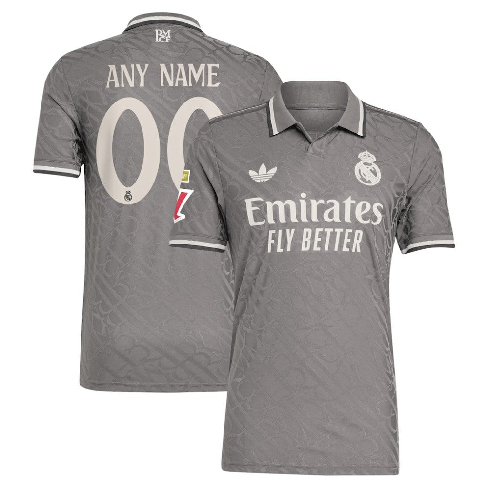 Real Madrid Originals 2024/25 Third Custom Jersey Charcoal
