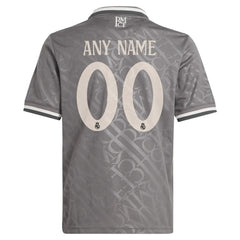 Real Madrid Originals Youth 2024/25 Third Replica Custom Jersey Charcoal