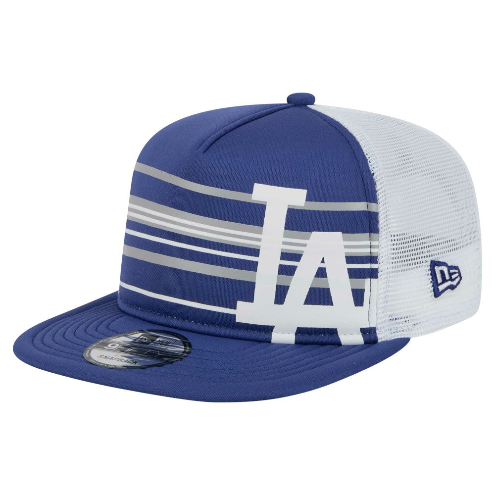 Los Angeles Dodgers New Era 9FIFTY A-Frame Trucker Snapback Hat - Royal Hats
