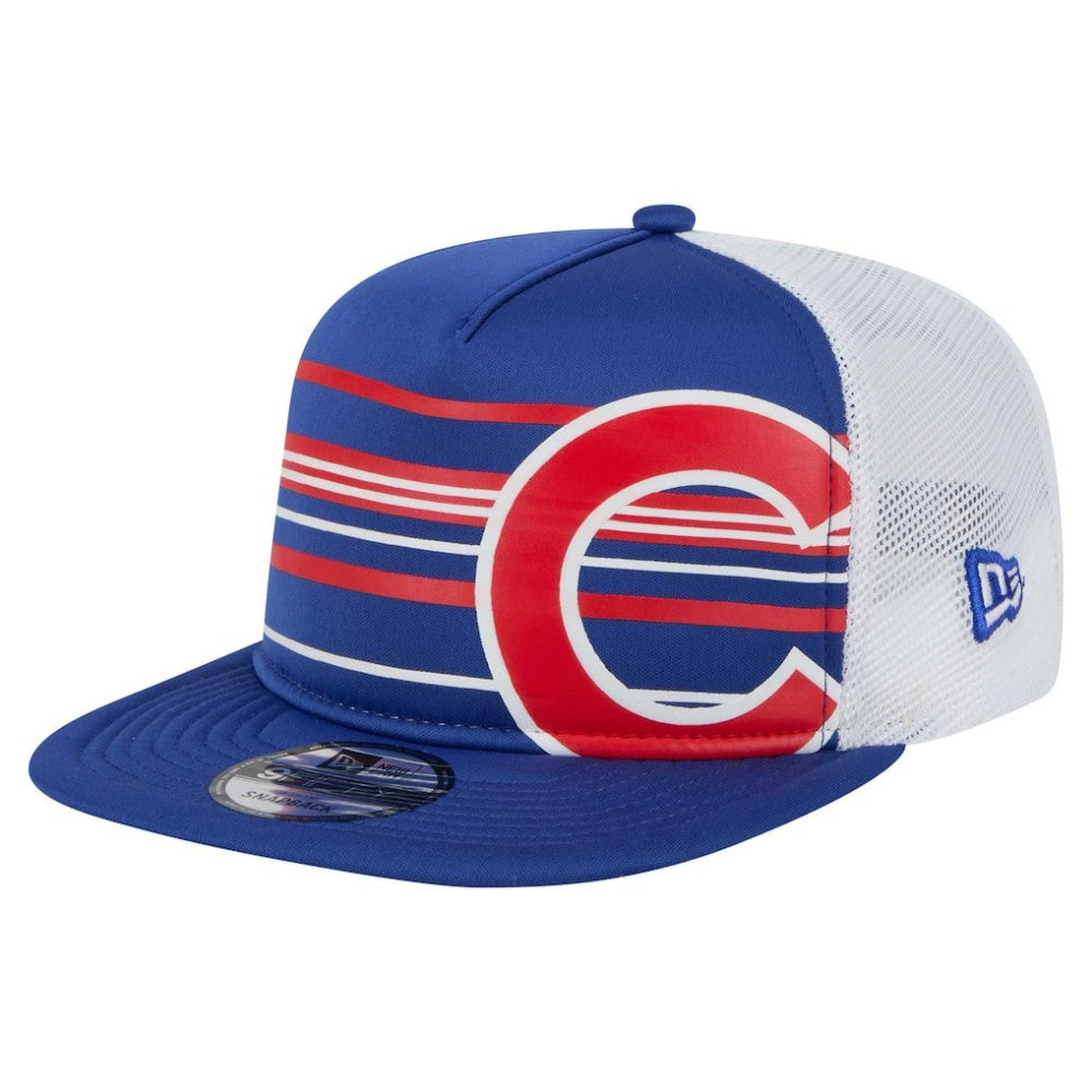 Chicago Cubs New Era 9FIFTY A-Frame Trucker Snapback Hat - Royal Hats