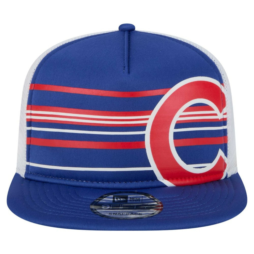 Chicago Cubs New Era 9FIFTY A-Frame Trucker Snapback Hat - Royal Hats