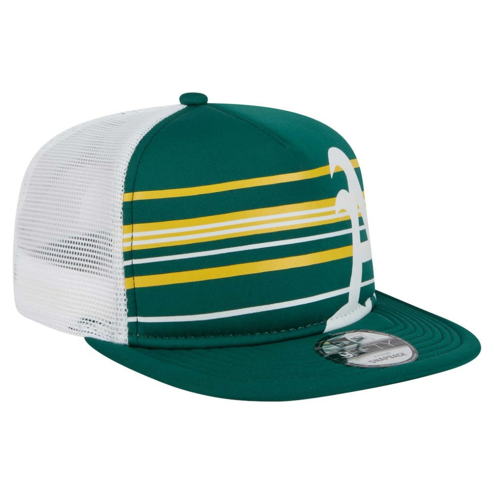 Athletics New Era 9FIFTY A-Frame Trucker Snapback Hat - Green Hats