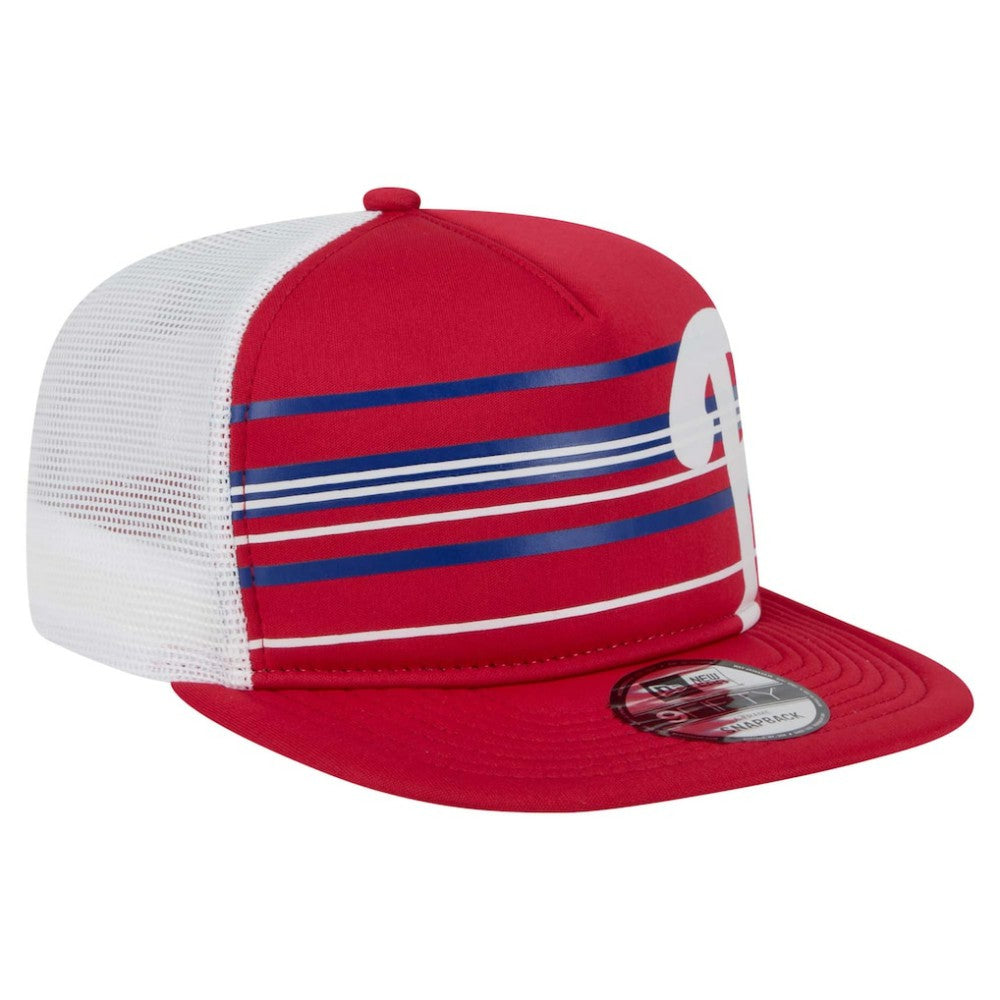Philadelphia Phillies New Era 9FIFTY A-Frame Trucker Snapback Hat - Red Hats