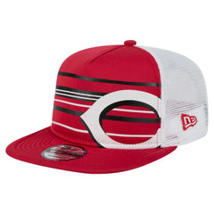 Cincinnati Reds New Era 9FIFTY A-Frame Trucker Snapback Hat - Red Hats