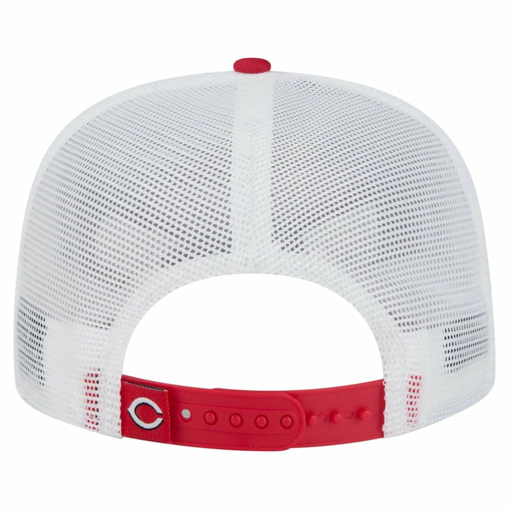 Cincinnati Reds New Era 9FIFTY A-Frame Trucker Snapback Hat - Red Hats