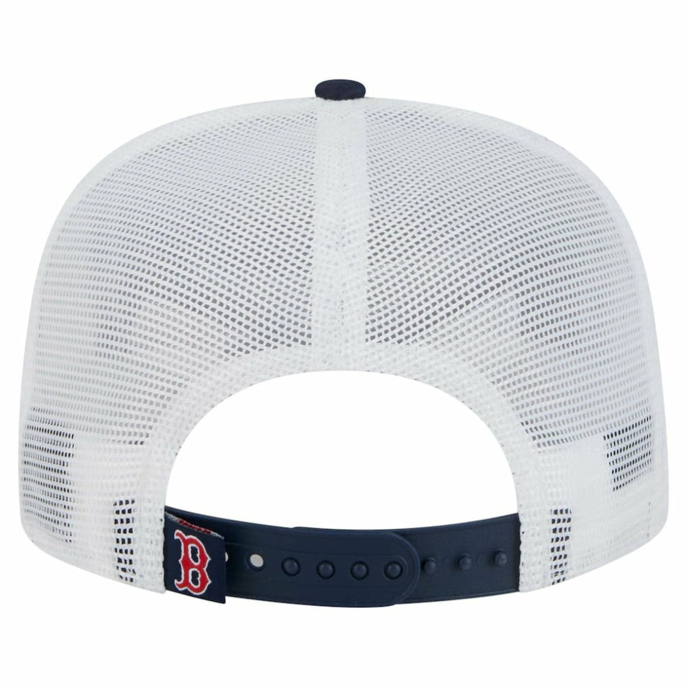 Boston Red Sox New Era 9FIFTY A-Frame Trucker Snapback Hat - Navy Hats