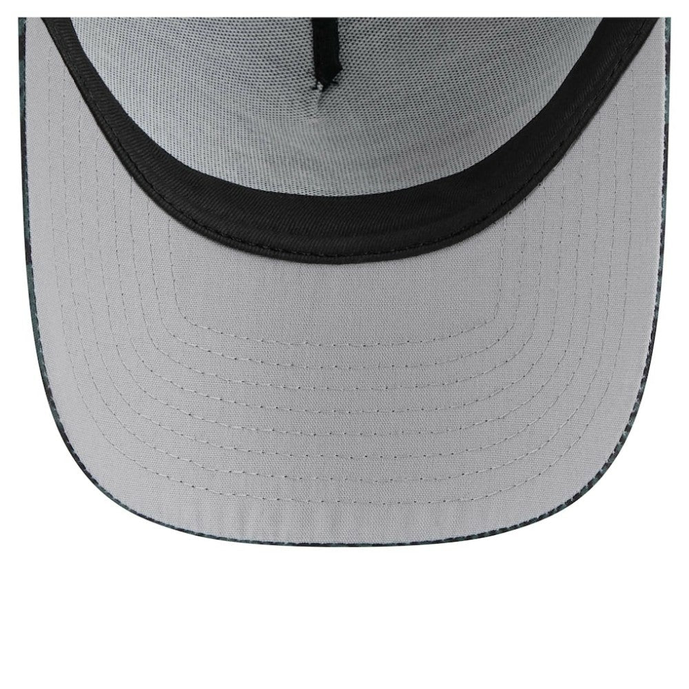 Atlanta Braves New Era 9FORTY A-Frame Trucker Adjustable Hat - Black Hats