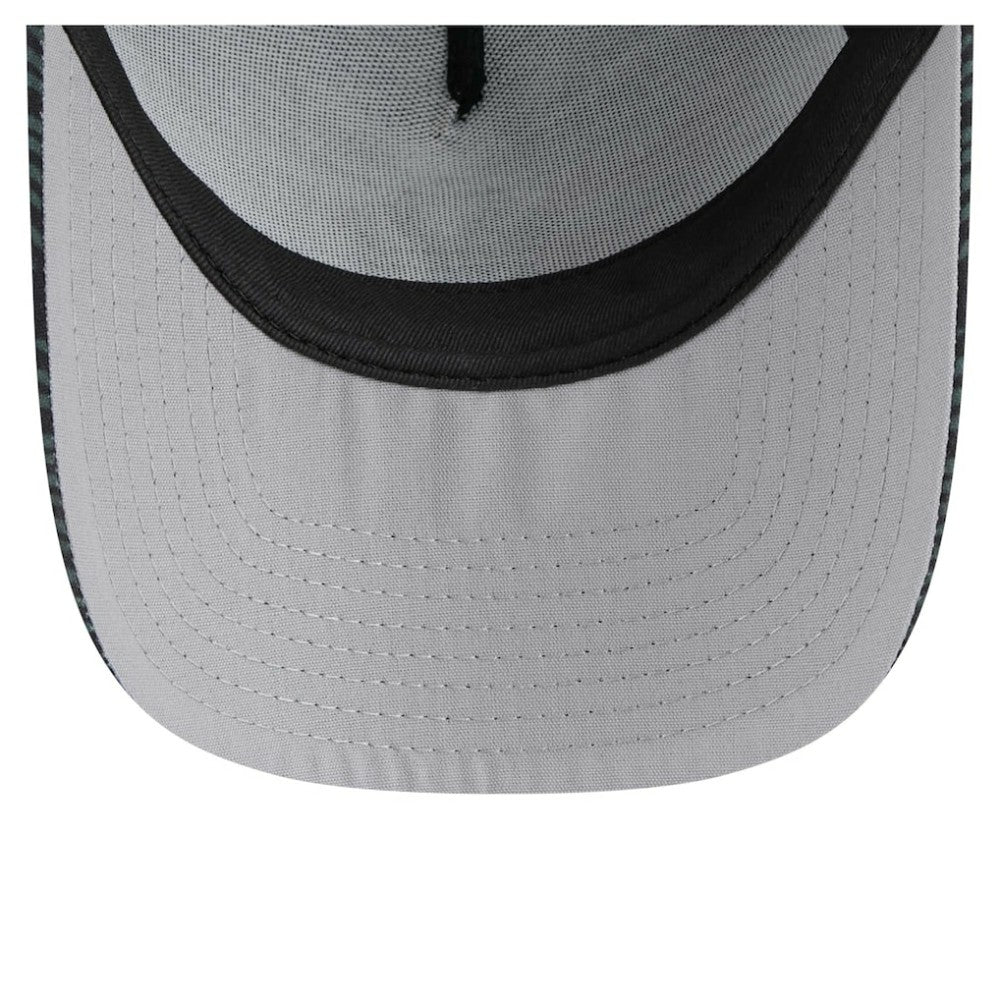 New York Yankees New Era 9FORTY A-Frame Trucker Adjustable Hat - Black Hats