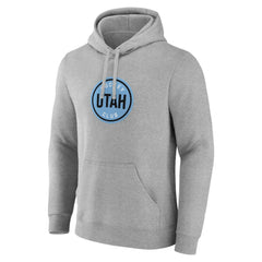 NHL Utah Mammoth Fanatics Draft Logo Pullover Hoodie - Steel