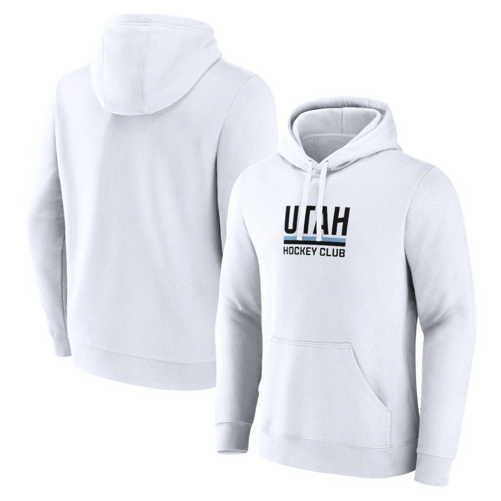 NHL Utah Mammoth Fanatics Secondary Logo Pullover Hoodie - White