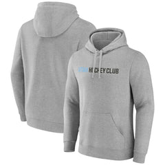 NHL Utah Mammoth Fanatics Wordmark Logo Fleece Pullover Hoodie - Heather Gray