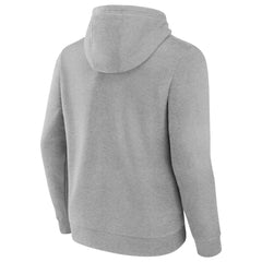 NHL Utah Mammoth Fanatics Wordmark Logo Fleece Pullover Hoodie - Heather Gray