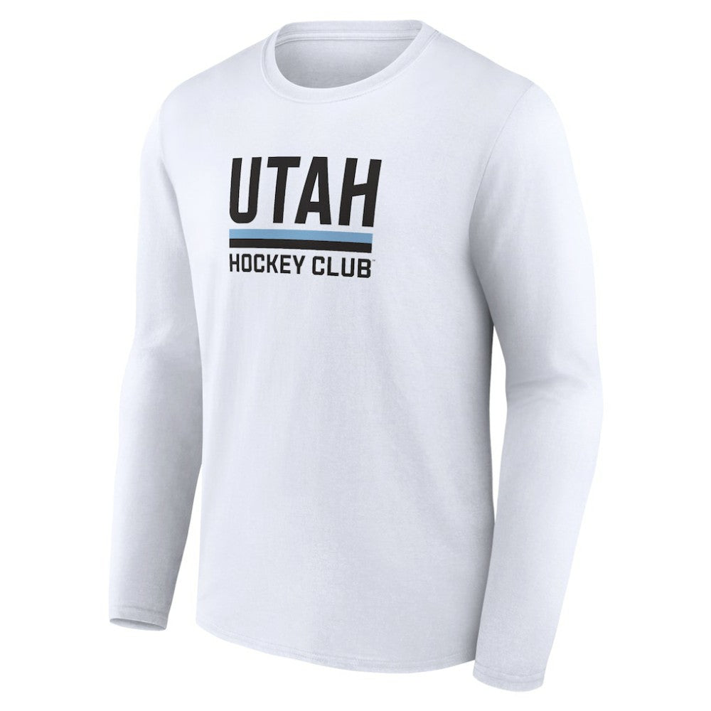 NHL Utah Mammoth Fanatics Secondary Logo Long Sleeve T-Shirt - White