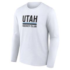 NHL Utah Mammoth Fanatics Secondary Logo Long Sleeve T-Shirt - White