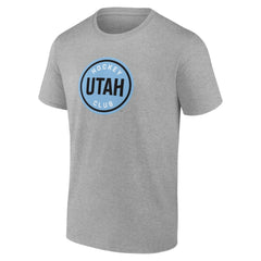 NHL Utah Mammoth Fanatics Draft Logo T-Shirt - Heather Gray