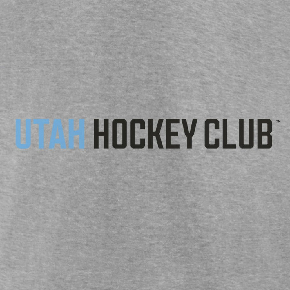 NHL Utah Mammoth Fanatics Wordmark Logo T-Shirt - Heather Gray