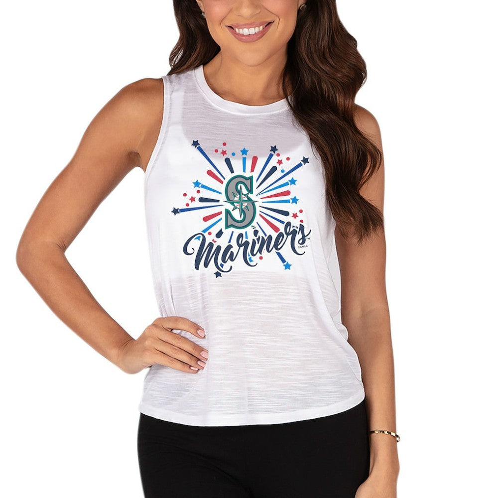 Seattle Mariners Concepts Sport Women's Infuse Tank Top - White Tanks